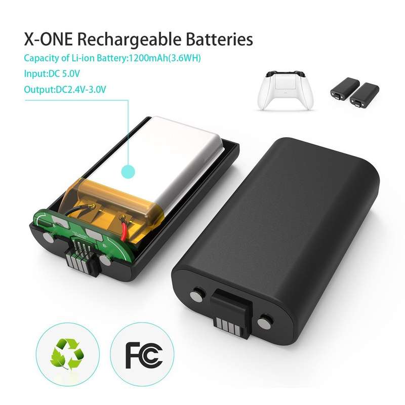 Xbox one Generic Controller Rechargeable Battery Kit - ecomstock