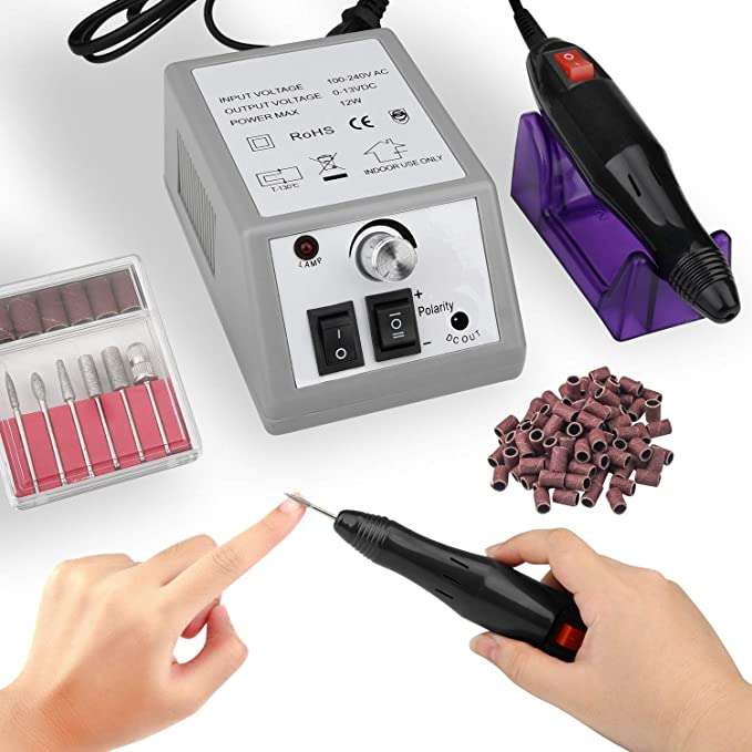 Electric Drill Nail art Machine Manicure Pedicure Kit Set