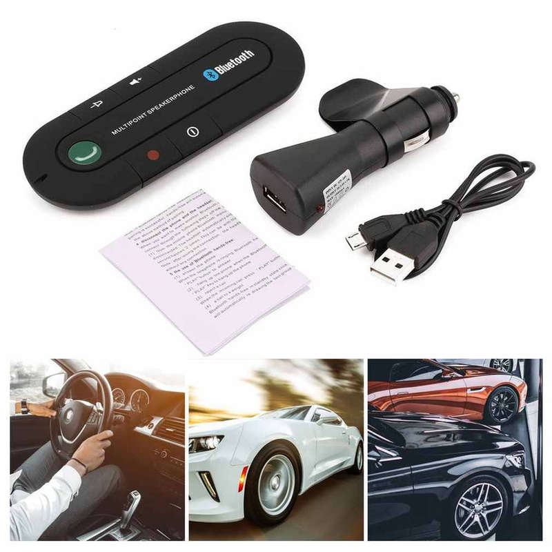 Wireless Multipoint Bluetooth Handsfree Car Kit Speakerphone