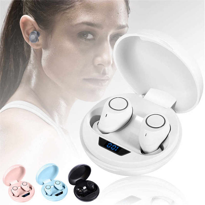 Wireless Bluetooth Earbuds with Charging Bin