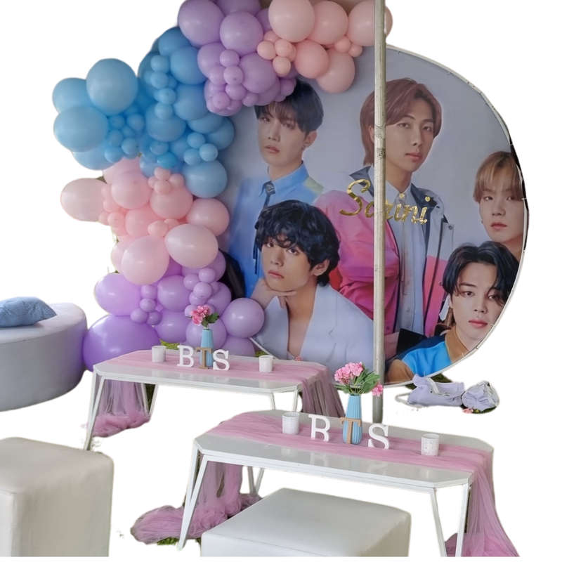 BTS PARTY BACKDROP