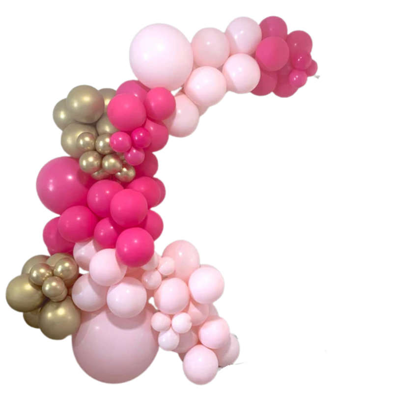 Peppa Pig Themed Balloon Garland Kit - Pink Princess