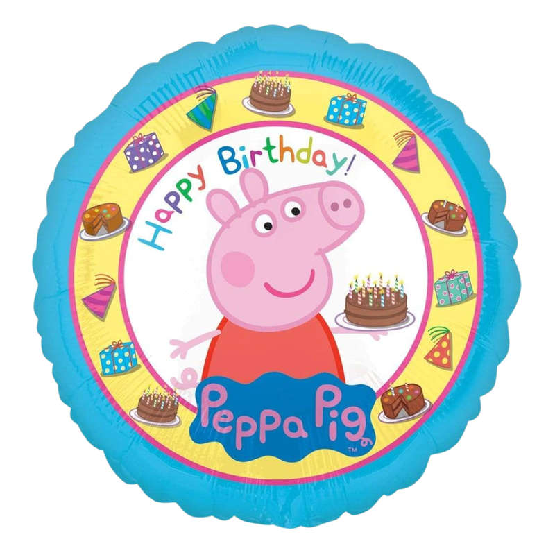 Peppa Pig Happy Birthday 18-Inch Foil Balloon