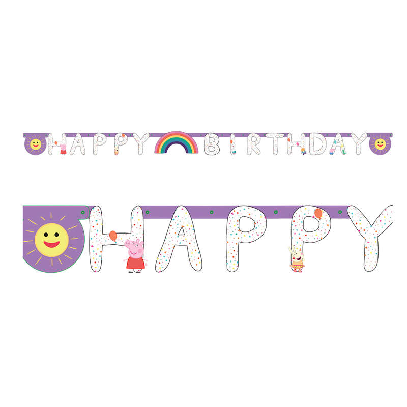 Peppa Pig Paper Banner