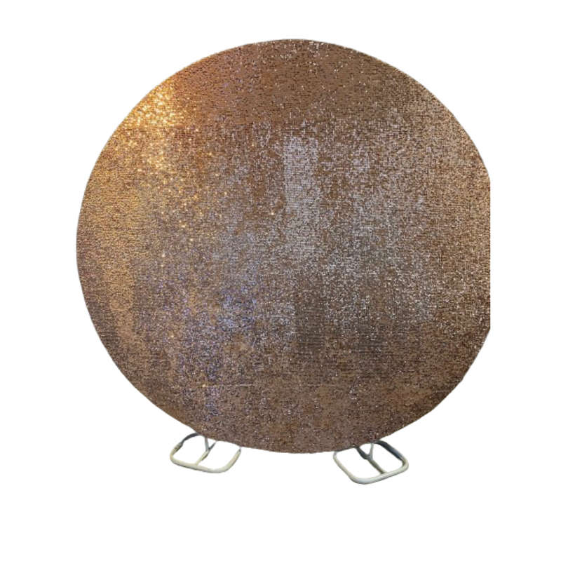 Round Stand with Sequins Cover