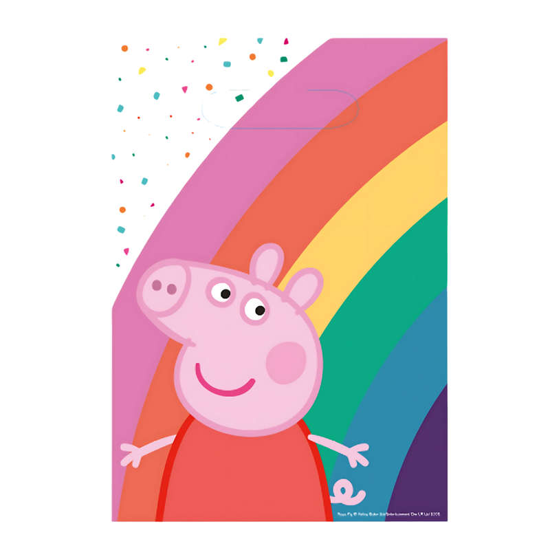 Peppa Pig Party Loots Bags Set of 8