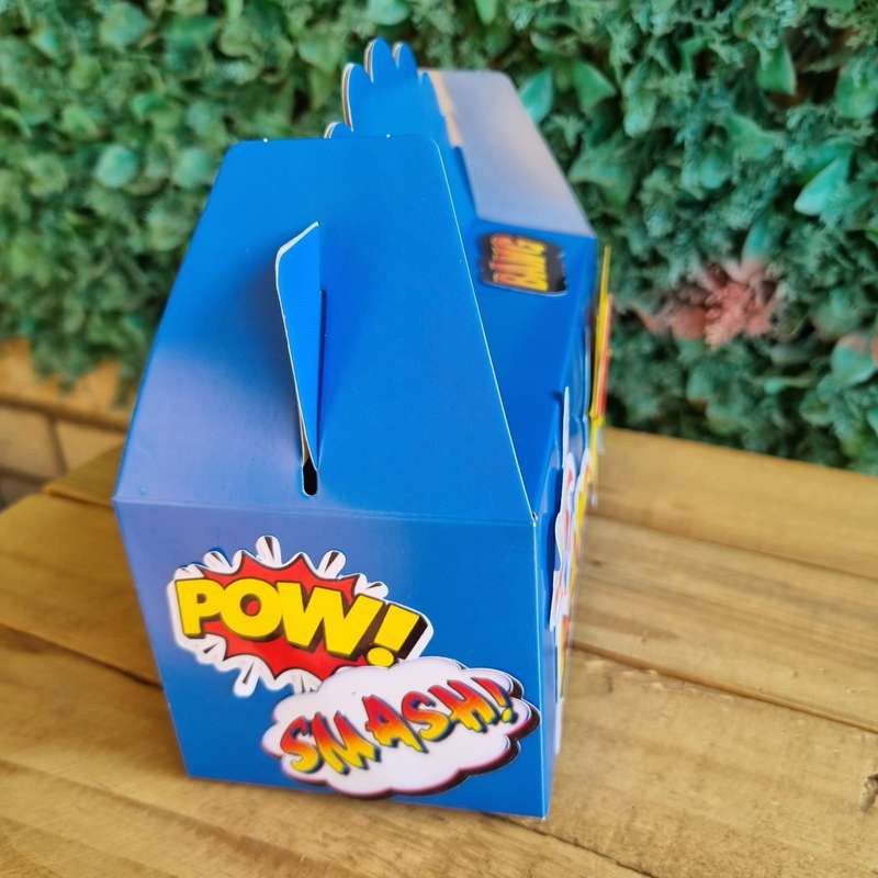 SUPERGIRL PARTY PACK 5 BOXES  BLUE
