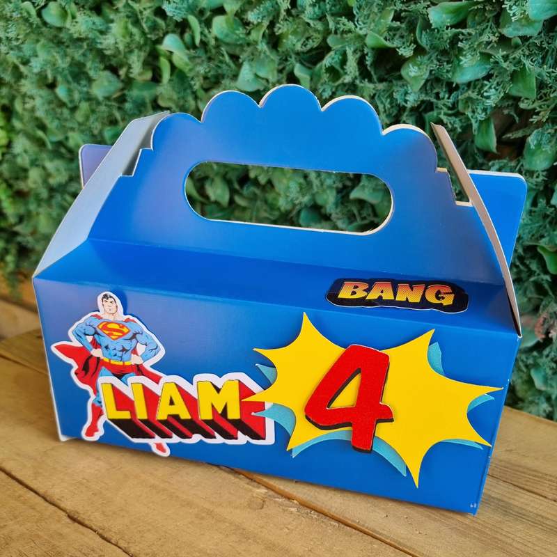SUPERMAN PARTY PACK 5 BOXES