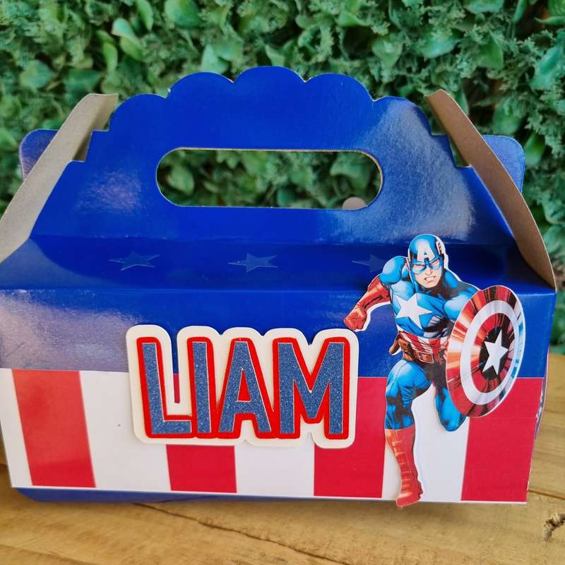 CAPTAIN AMERICA PARTY PACK 5 BOXES