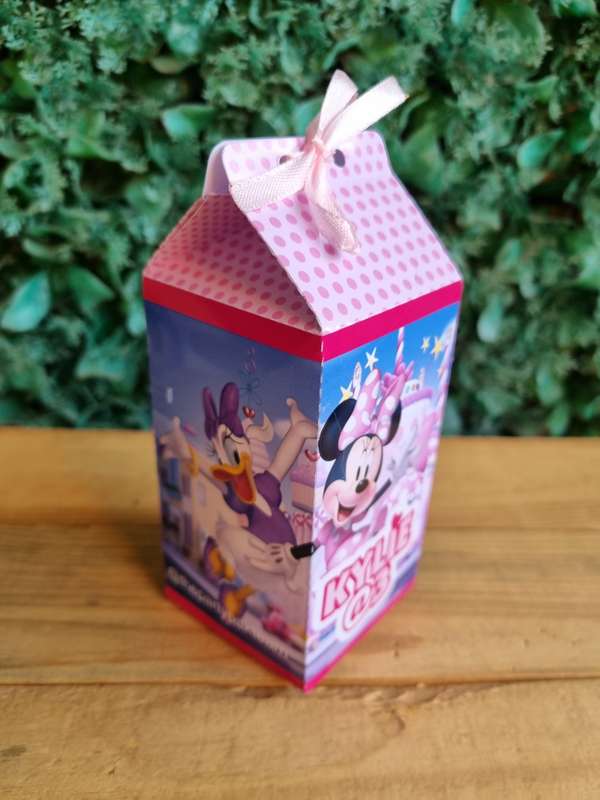 MINNIE MOUSE AND DAISY DUCK MILK BOX PARTY PACKS BOX