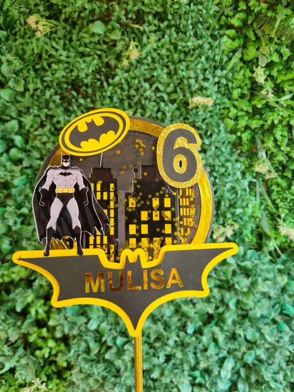BATMAN CAKE TOPPER