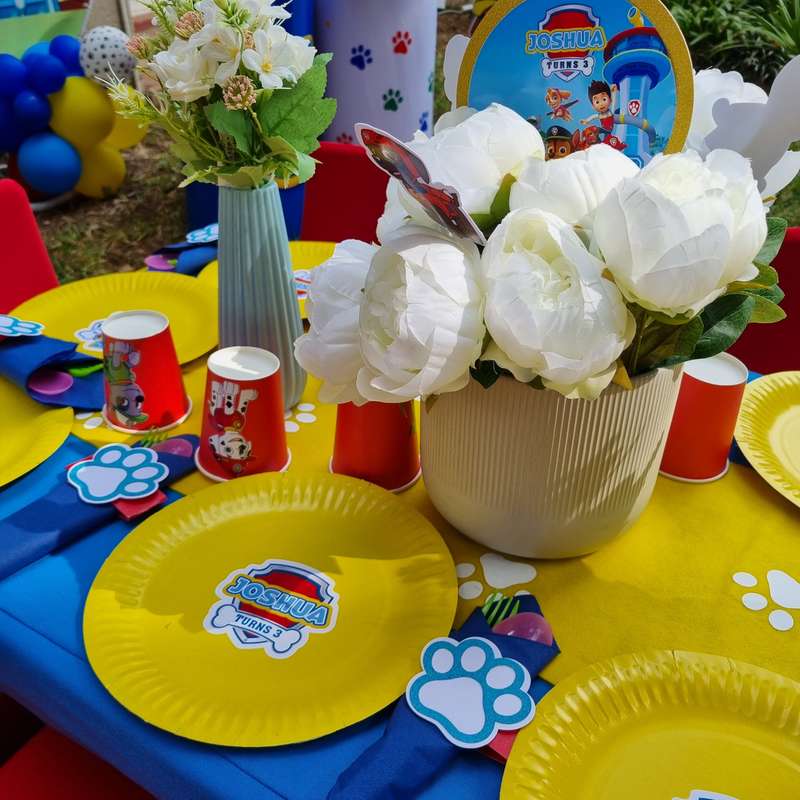 Kiddies Table and Chair Setup for 6