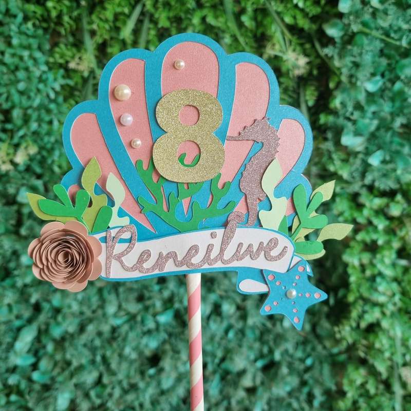 UNDER THE SEA CAKE TOPPER
