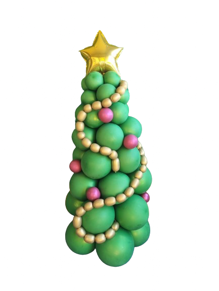 MINI CHRISTMAS TREE BALLOON BOUQUET