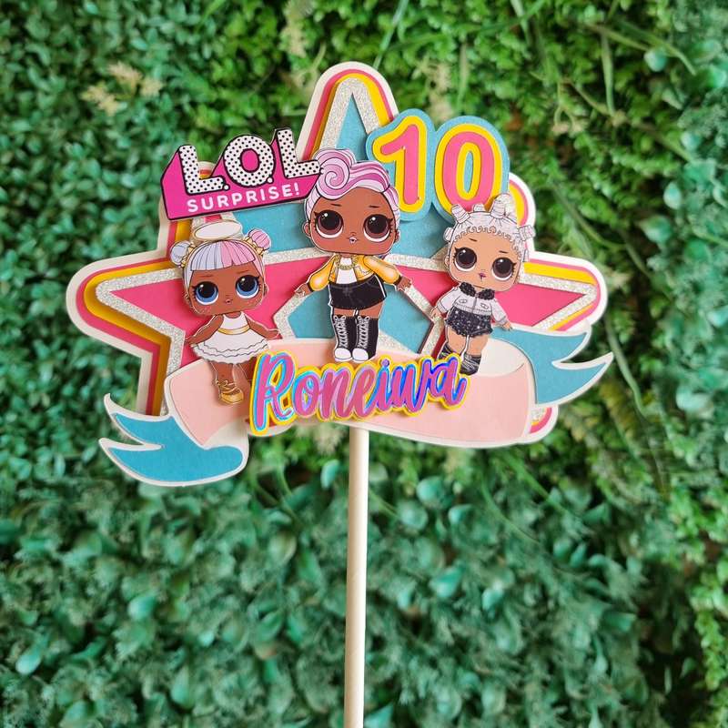 LOL SURPRISE CAKE TOPPER