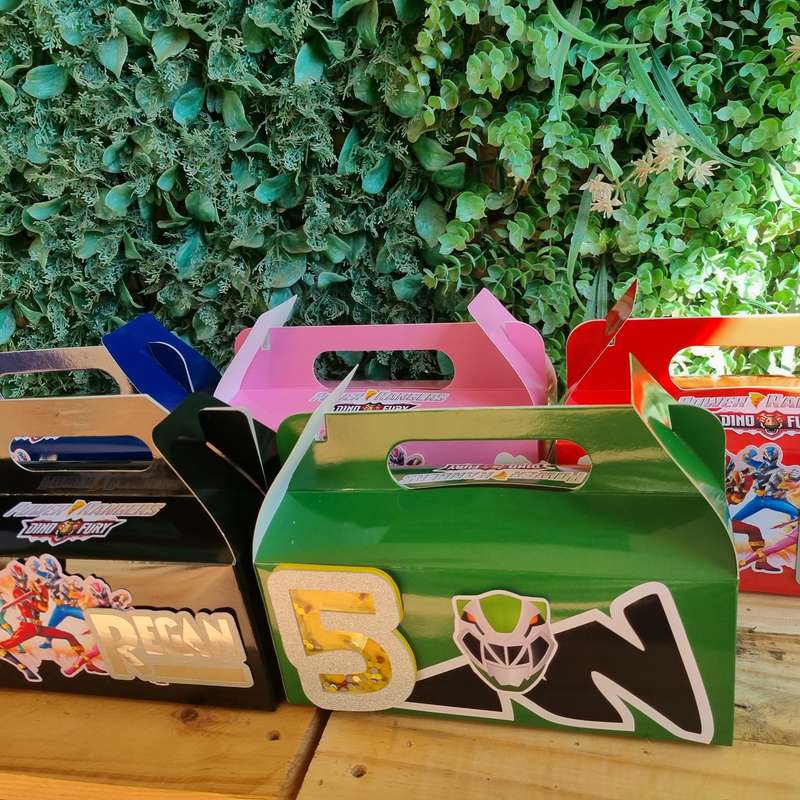 POWER RANGERS PARTY PACK 5 BOXES