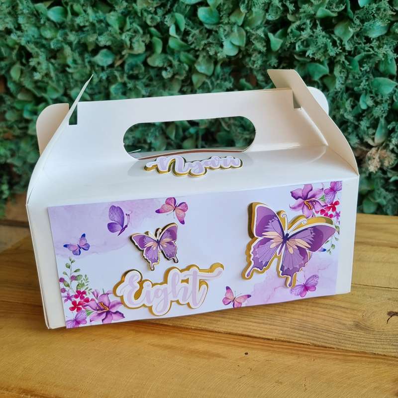 PURPLE BUTTERFLY PARTY PACK 5 BOXES