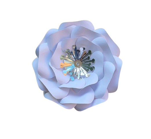 DO IT YOURSELF SINGLE MEDIUM PAPER FLOWER, Nursery paper flowers, nursery decor,  paper flowers b...