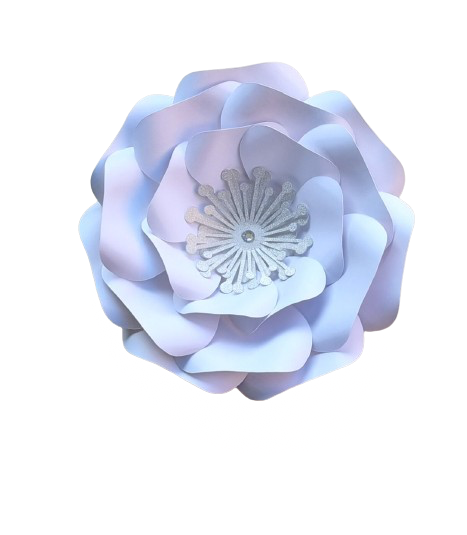 DO IT YOURSELF SINGLE MEDIUM PAPER FLOWER, Nursery paper flowers, nursery decor,  paper flowers b...