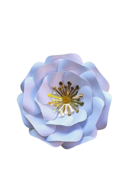 DO IT YOURSELF SINGLE MEDIUM PAPER FLOWER, Nursery paper flowers, nursery decor,  paper flowers b...