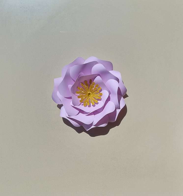 DO IT YOURSELF SINGLE SMALL PAPER FLOWER, Nursery paper flowers, nursery decor,  paper flowers ba...