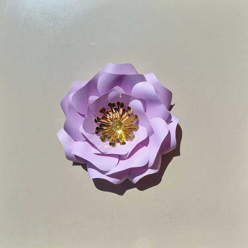 DO IT YOURSELF SINGLE MEDIUM PAPER FLOWER, Nursery paper flowers, nursery decor,  paper flowers b...