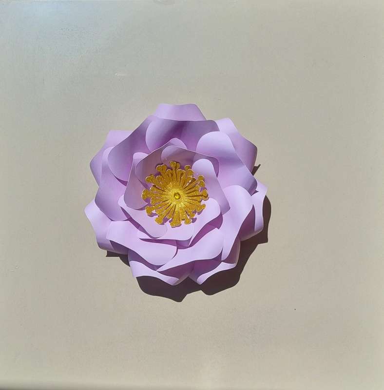 DO IT YOURSELF SINGLE MEDIUM PAPER FLOWER, Nursery paper flowers, nursery decor,  paper flowers b...