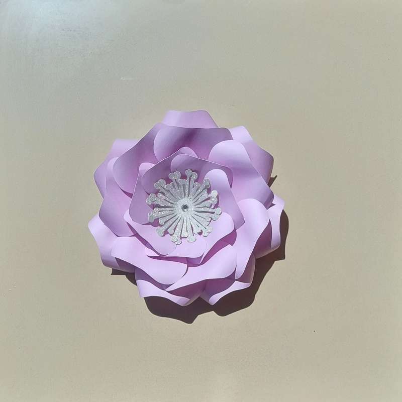 DO IT YOURSELF SINGLE MEDIUM PAPER FLOWER, Nursery paper flowers, nursery decor,  paper flowers b...