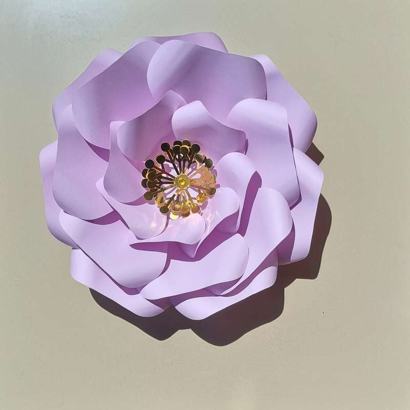 DO IT YOURSELF SINGLE LARGE PAPER FLOWER, Nursery paper flowers, nursery decor,  paper flowers ba...