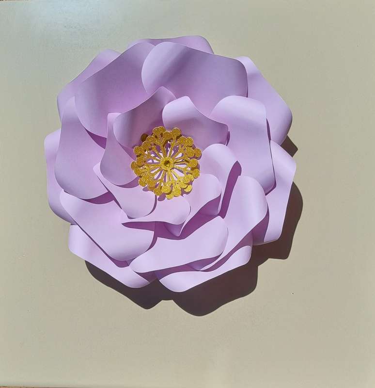 DO IT YOURSELF SINGLE LARGE PAPER FLOWER, Nursery paper flowers, nursery decor,  paper flowers ba...