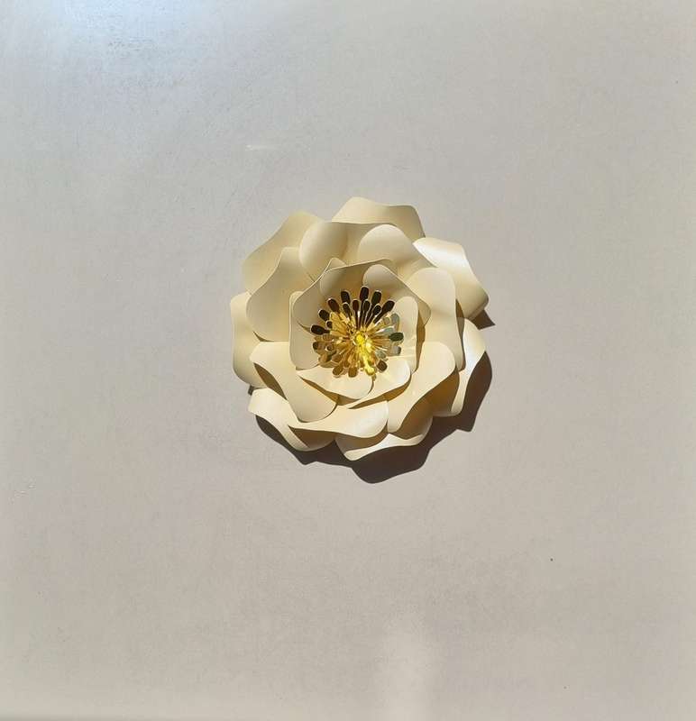 DO IT YOURSELF SINGLE SMALL PAPER FLOWER, Nursery paper flowers, nursery decor,  paper flowers ba...