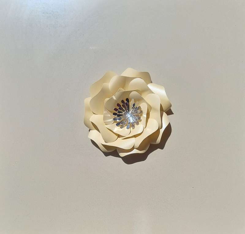 DO IT YOURSELF SINGLE SMALL PAPER FLOWER, Nursery paper flowers, nursery decor,  paper flowers ba...