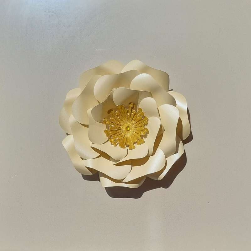 DO IT YOURSELF SINGLE MEDIUM PAPER FLOWER, Nursery paper flowers, nursery decor,  paper flowers b...