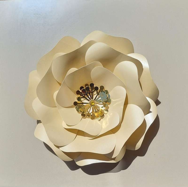 DO IT YOURSELF SINGLE LARGE PAPER FLOWER, Nursery paper flowers, nursery decor,  paper flowers ba...