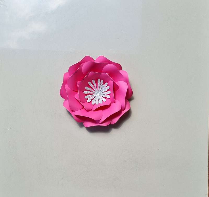 DO IT YOURSELF SINGLE SMALL PAPER FLOWER, Nursery paper flowers, nursery decor,  paper flowers ba...
