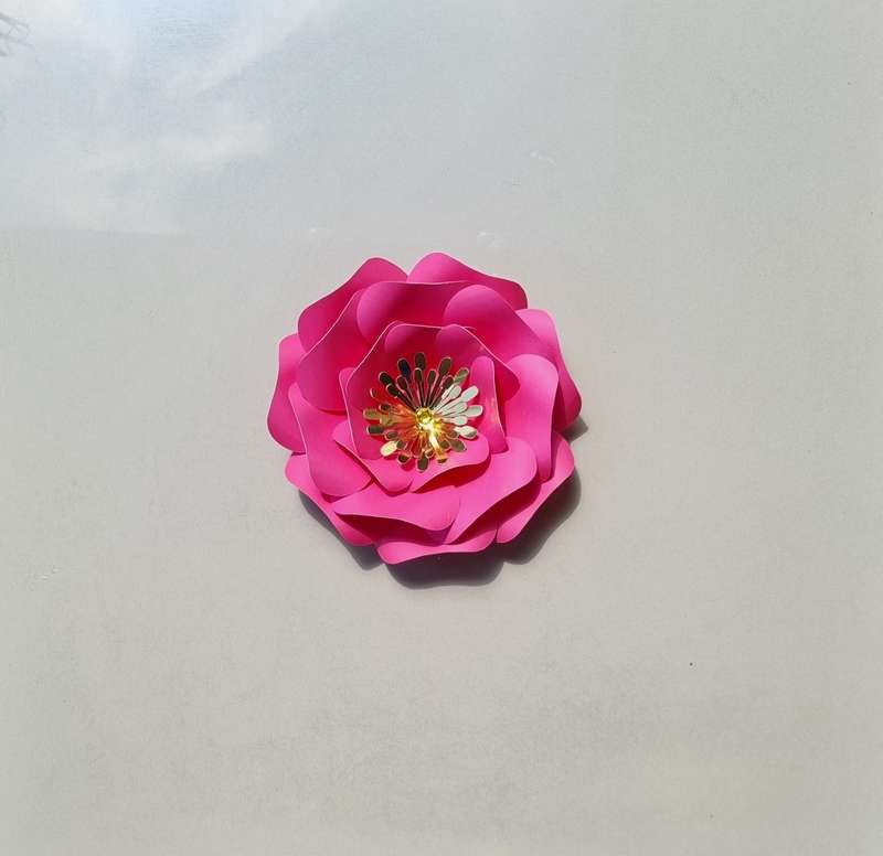 DO IT YOURSELF SINGLE SMALL PAPER FLOWER, Nursery paper flowers, nursery decor,  paper flowers ba...