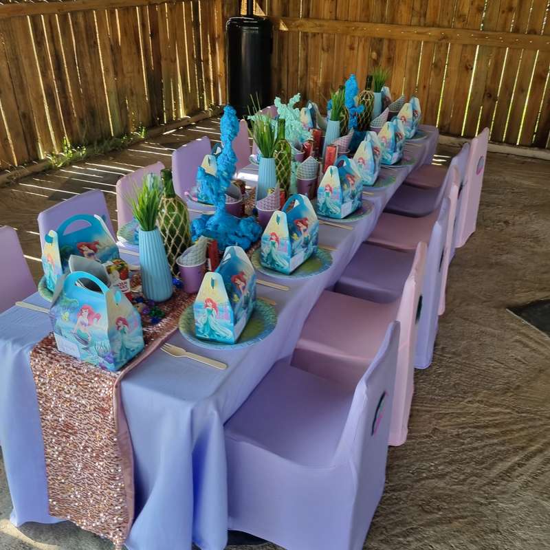 Kiddies Table and Chair Setup for 6