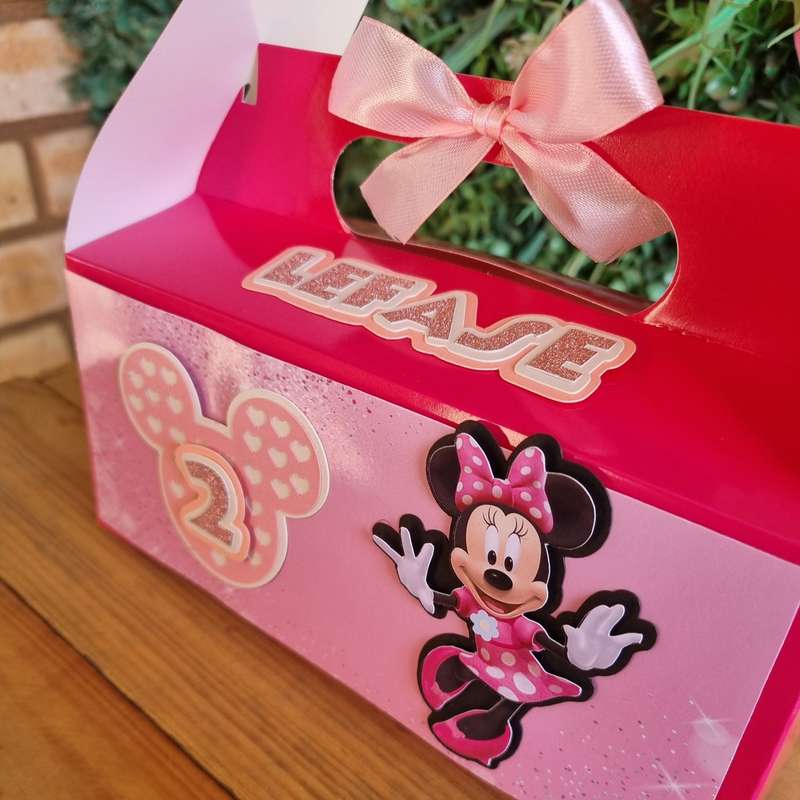 MINNIE MOUSE PARTY PACK PINK AND BLACK 5 BOXES