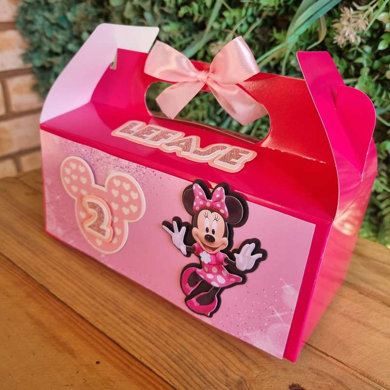 MINNIE MOUSE PARTY PACK PINK AND BLACK 5 BOXES
