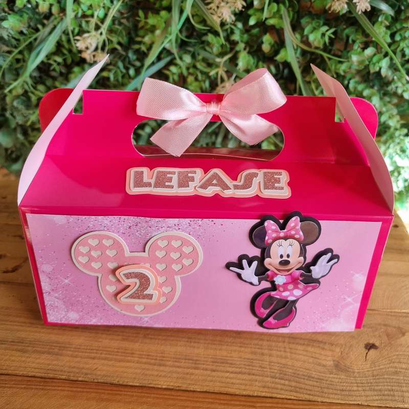 MINNIE MOUSE PARTY PACK PINK AND BLACK 5 BOXES