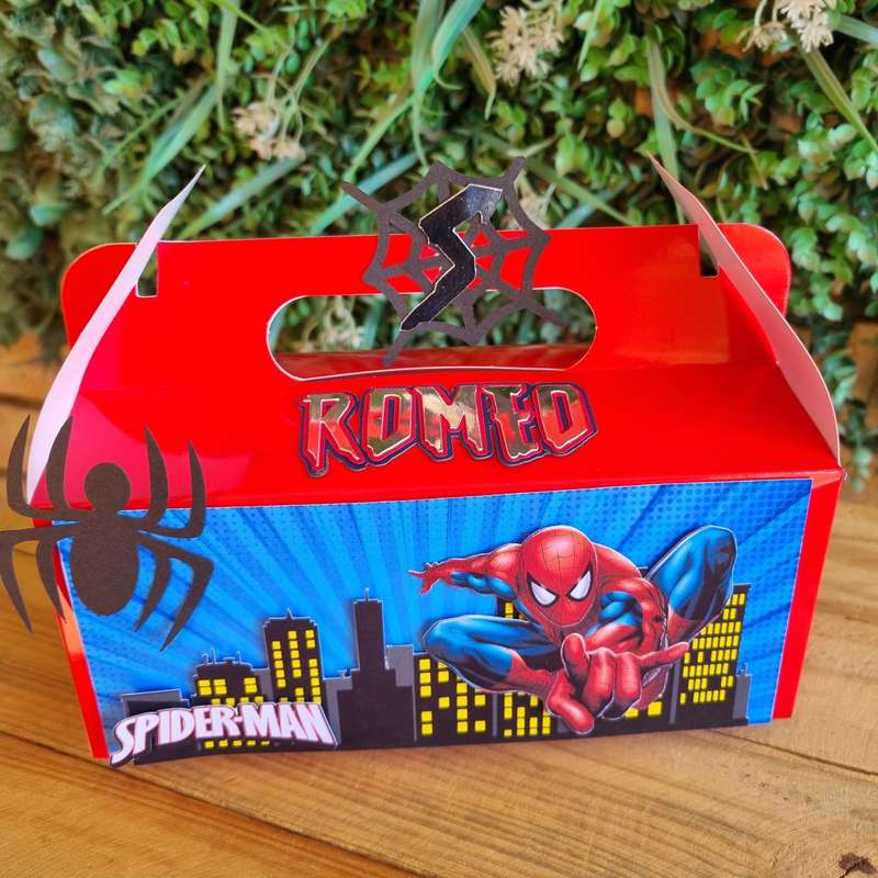 SPIDERMAN RED PARTY PACK 5 BOXES