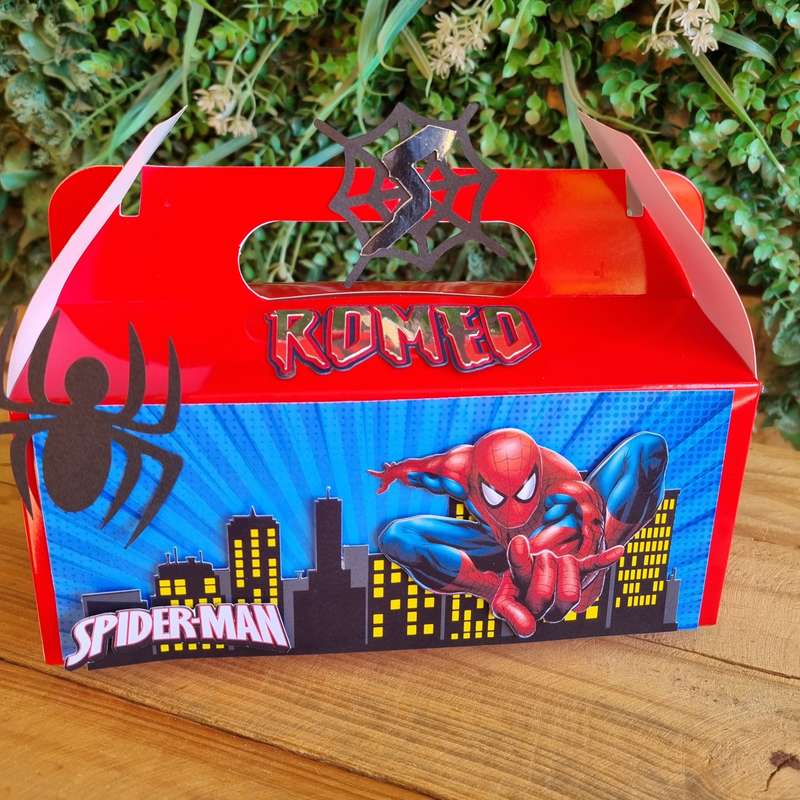 SPIDERMAN RED PARTY PACK 5 BOXES