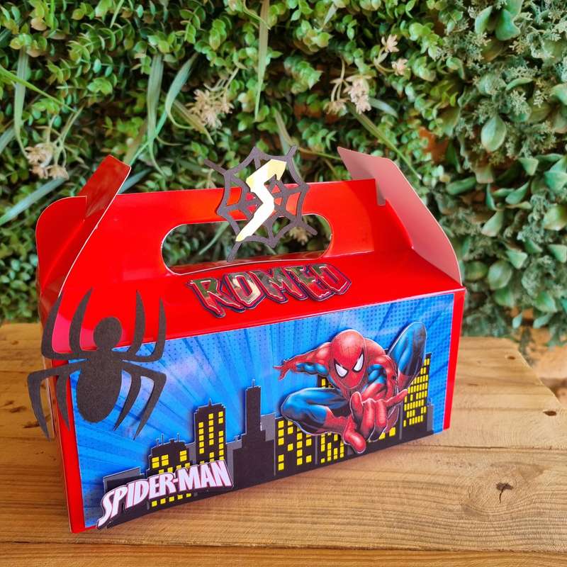 SPIDERMAN RED PARTY PACK 5 BOXES