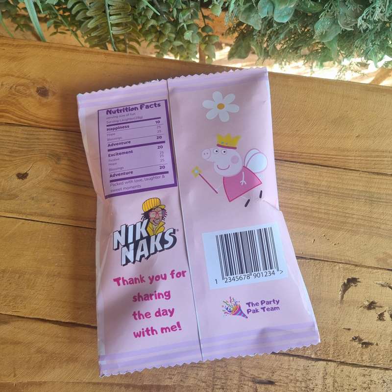 Peppa Pig Chip Bag Party Pack  Set of 10 Princess