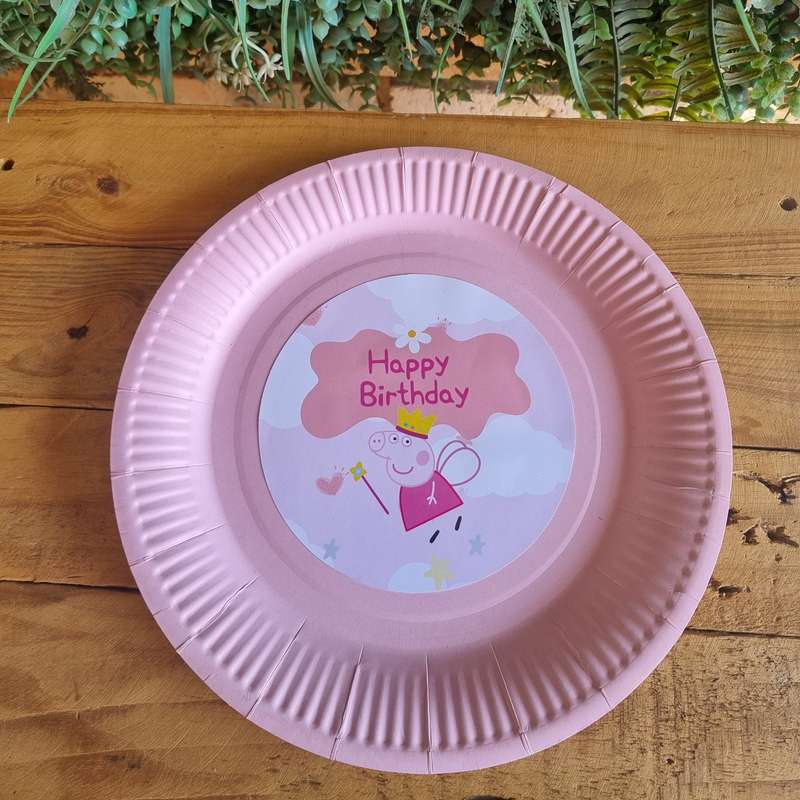 Peppa Pig Paper Plates Set of 8 Princess