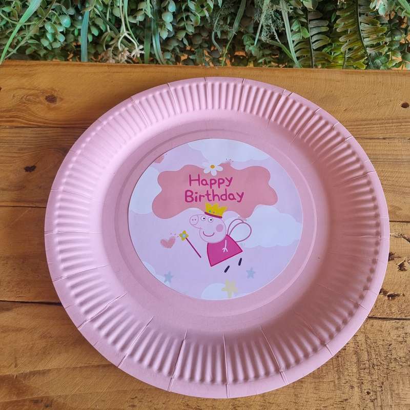 Peppa Pig Paper Plates Set of 8 Princess