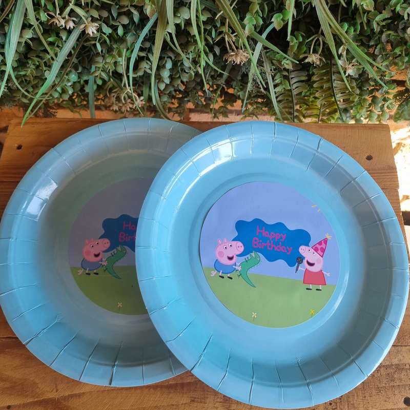 Peppa Pig Paper Plates Set of 8 Muddy Puddles