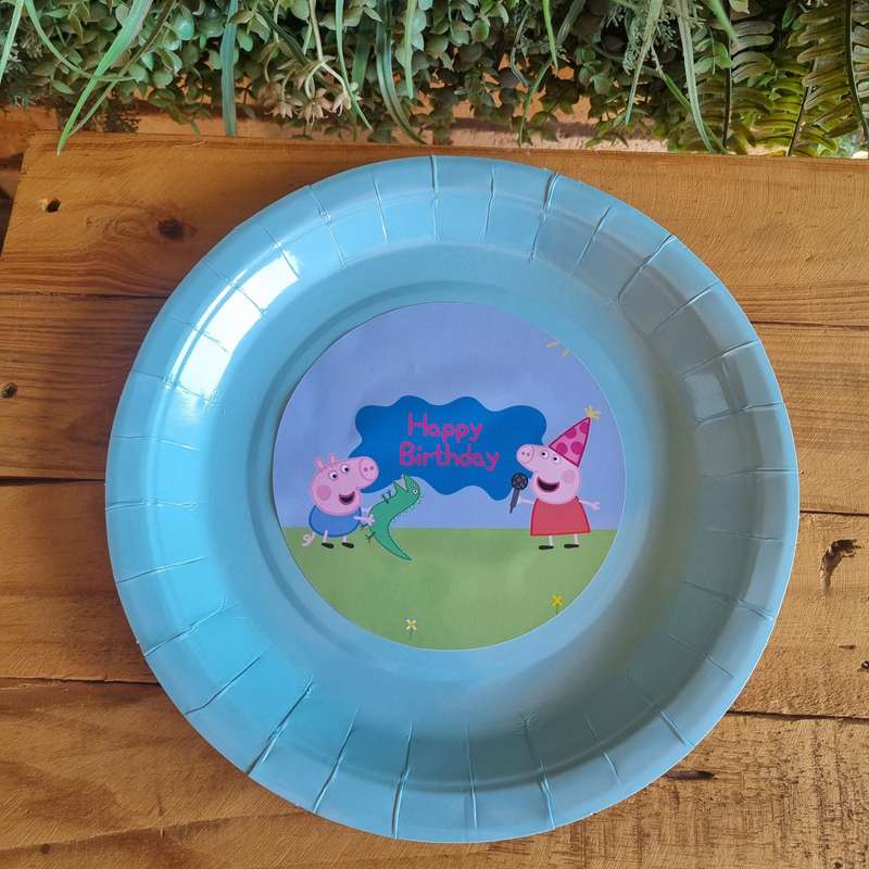 Peppa Pig Paper Plates Set of 8 Muddy Puddles