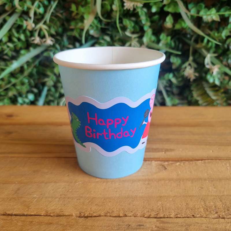 Peppa Pig Paper Cups Set of 8 Muddy Puddles
