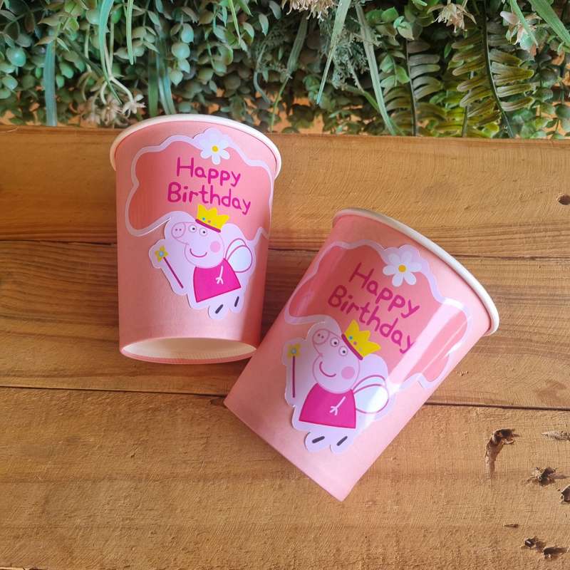 Peppa Pig Paper Cups Set of 8 Princess